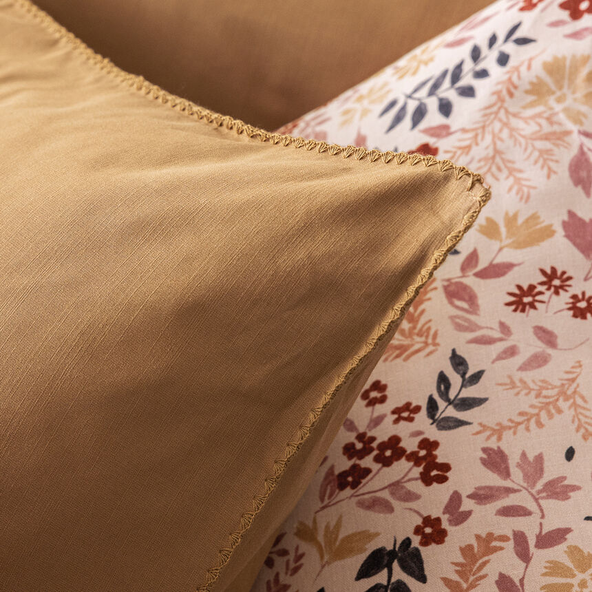 Pillowcase Eclat Beige 50X75 100% cotton, , hi-res image number 2