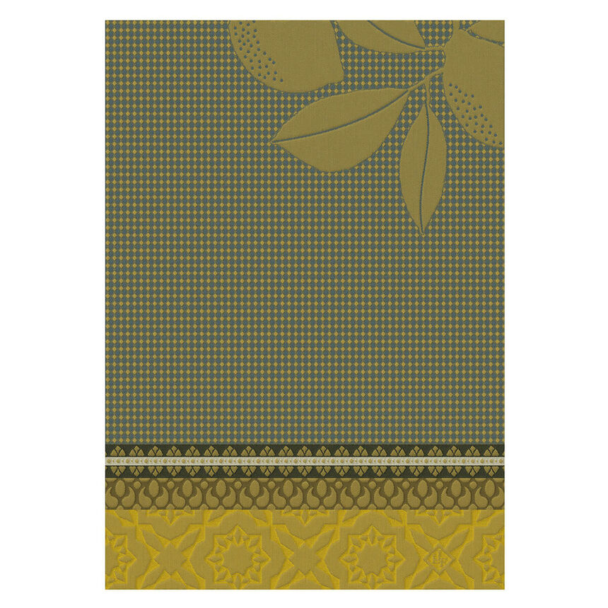 Hand towel Sous les Citronniers Yellow 54x38 100% cotton, , hi-res image number 0