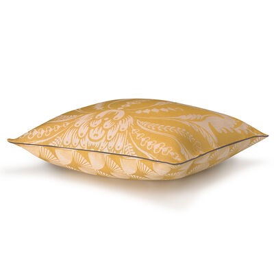 Cushion cover Soleil Yellow 60x60 100% cotton