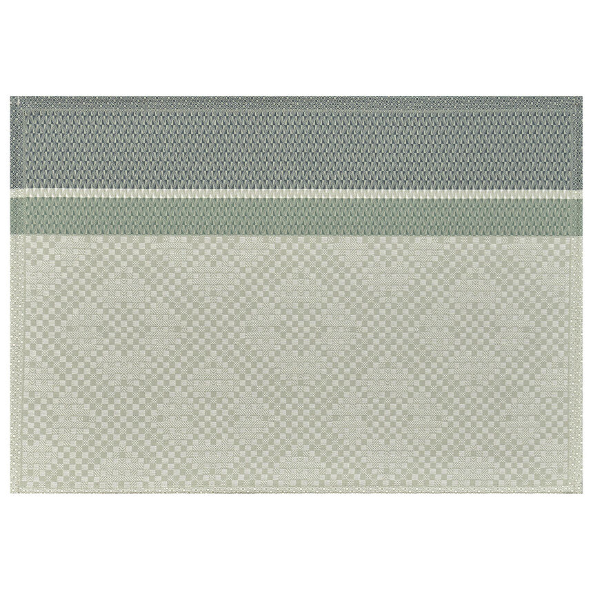 Coated placemat Essentiel Graphique Green 50x36 100% cotton, , hi-res image number 2