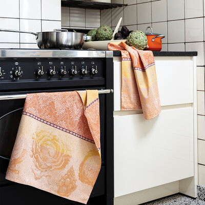 Tea towel Jardin des choux Cotton,  Tea towel Jardin des choux Cotton