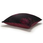 Cushion cover Gravure Plum 40x40 84% cotton / 16% viscose, , hi-res image number 0