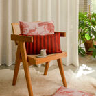 Cushion cover Souveraine  Red 50x50 100% linen, , hi-res image number 0
