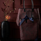 Shoulder bag Pivoine Burgundy, , hi-res image number 0