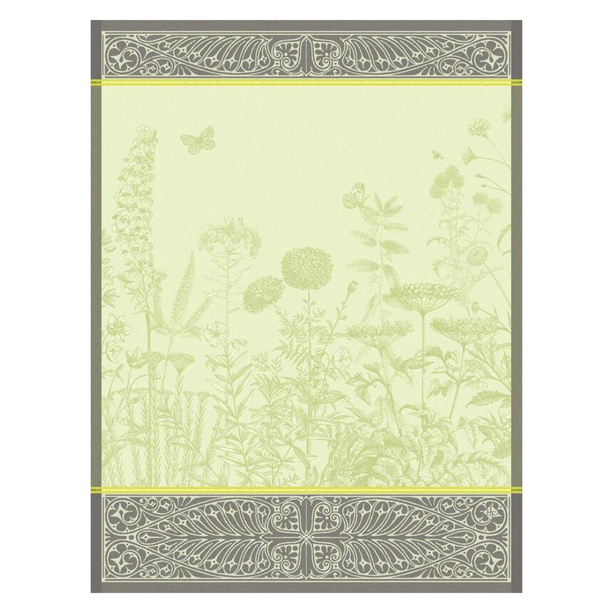 Tea towel Blooming Green 60x80 100% cotton, , hi-res image number 0