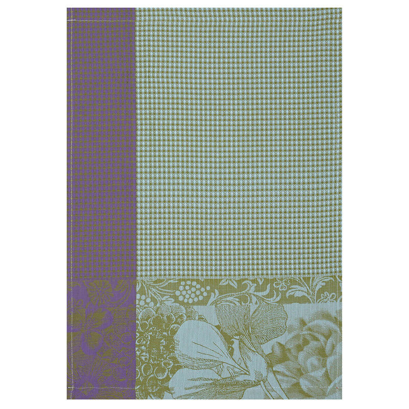 Hand towel Fleurs à croquer Chlorophyll 54x38 100% cotton, , hi-res image number 0