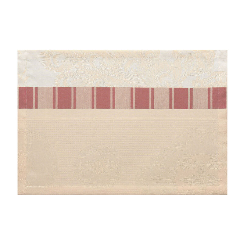 Placemat À la Française Pink 54x38 100% cotton, , hi-res image number 0