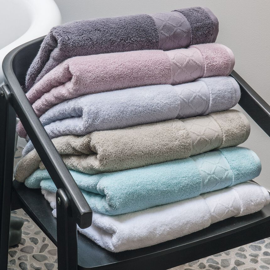 Guest towel Caresse Cloud grey 30x50 100% cotton, , hi-res image number 3