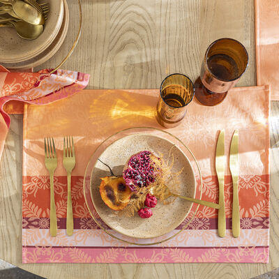 Coated placemat Mumbai Enduit Cotton