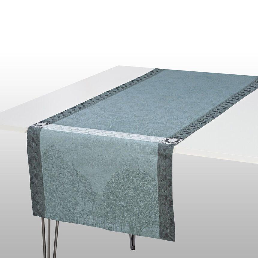Runner Symphonie Baroque Smoke 50x150 100% linen, , hi-res image number 0