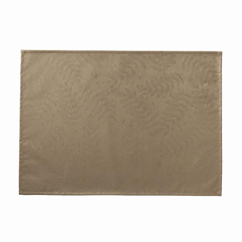 Coated placemat Vegetal mood Green 50x36 100% cotton, , hi-res image number 0