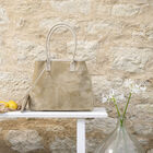 Shoulder bag Paysage Brown 100% cotton, acrylic coating. Garnish: Cattle leather, , hi-res image number 0