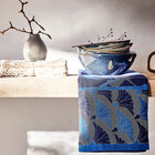Tea towel Yukata Blue  100% cotton, , hi-res image number 0