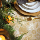 Tablecloth Féerie Yellow 120x120 100% cotton, , hi-res image number 5