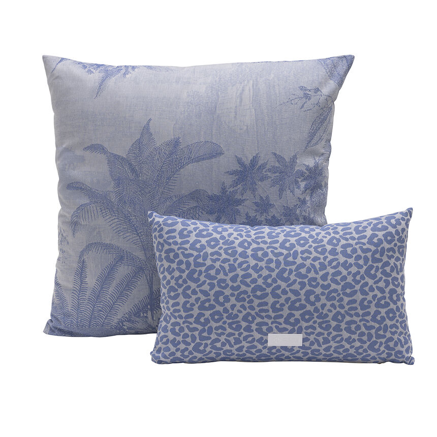 Cushion cover Sinhar&acirc;ja Blue 60x60 100% cotton, , hi-res image number 1