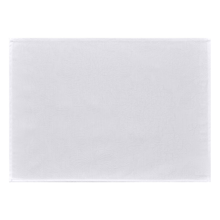 Coated placemat Marie-Galante White 52x38 100% cotton, , hi-res image number 1