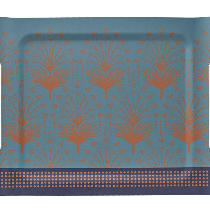 Tray Cabaret Peacock 58x42 Wood / 100% birch, , hi-res image number 0