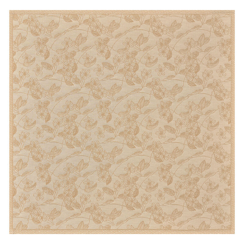 Napkin Essentiel Gravure Beige 58x58 100% cotton, , hi-res image number 1