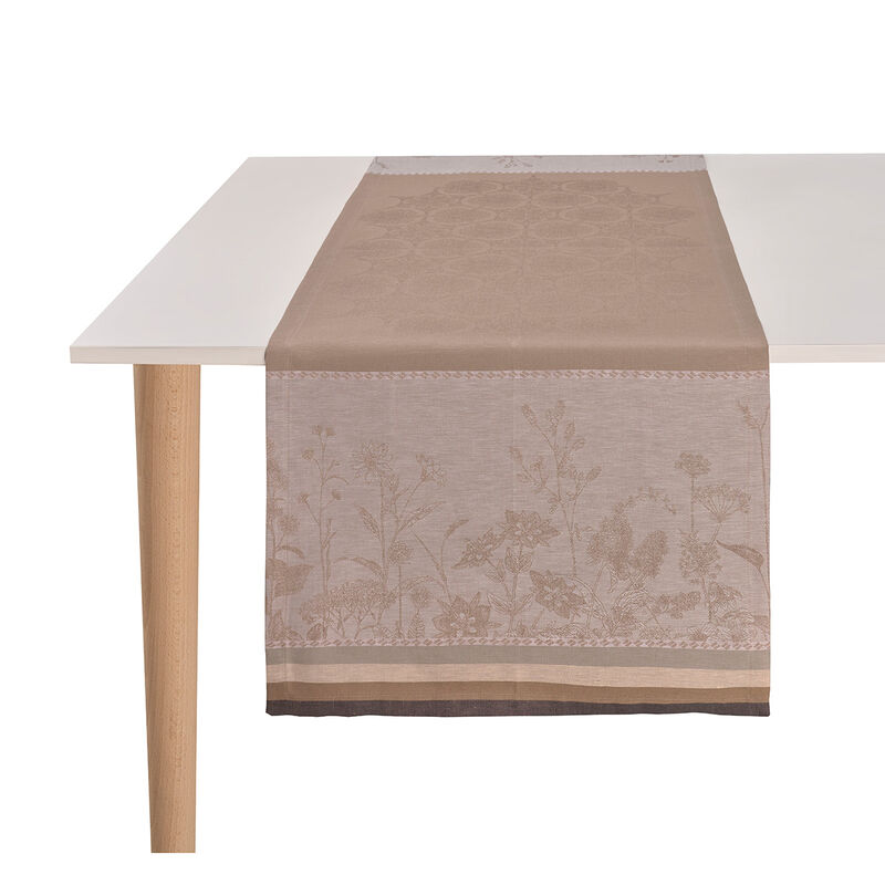 Runner Instant Bucolique Beige 50x150 100% linen, , hi-res image number 0
