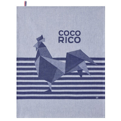 Tea towel Coco-Rico Élysée Cotton,  Tea towel Coco-Rico Élysée Cotton