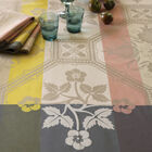 Coated tablecloth Hacienda Beige 175x175 100% cotton, , hi-res image number 0