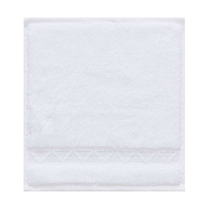 Washcloth Caresse White 30x30 100% cotton, , hi-res