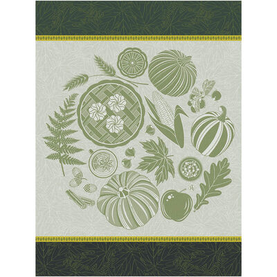 Tea towel Thanksgiving Green 60x80 100% cotton