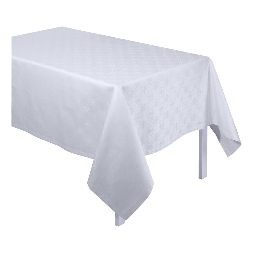 Tablecloth Anneaux White 170x170 100% cotton, , hi-res image number 2