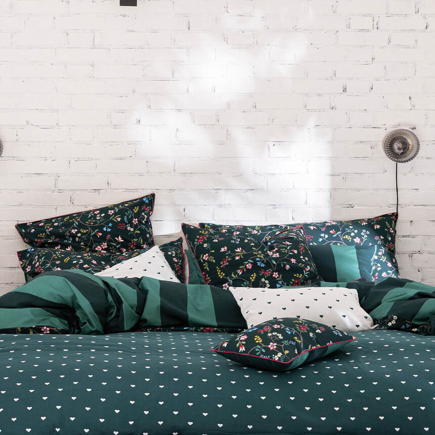 Cushion cover Vagabonde Green 30x50 100% cotton, , hi-res image number 2