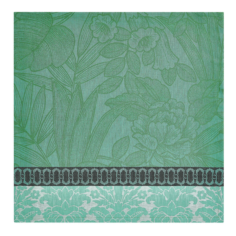 Napkin Escapade Tropicale Green 58x58 100% linen, , hi-res image number 1