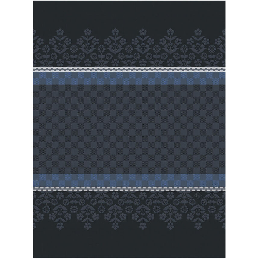 Tea towel Lulu Lucien Blue 60x80 100% cotton, , hi-res image number 0