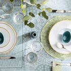 Coated placemat Wagara coated Green Ø38 100% cotton, , hi-res image number 0