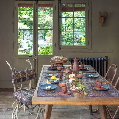Coated placemat Origin Rythme Cotton
