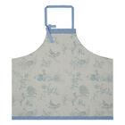 Apron Joséphine Blue 90x96 100% cotton, , hi-res image number 0