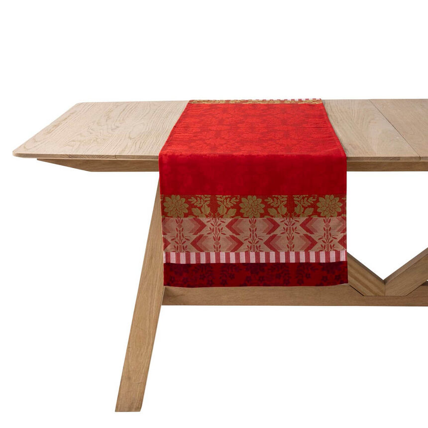 Runner Gipsy Red 50x150 100% cotton, , hi-res image number 0