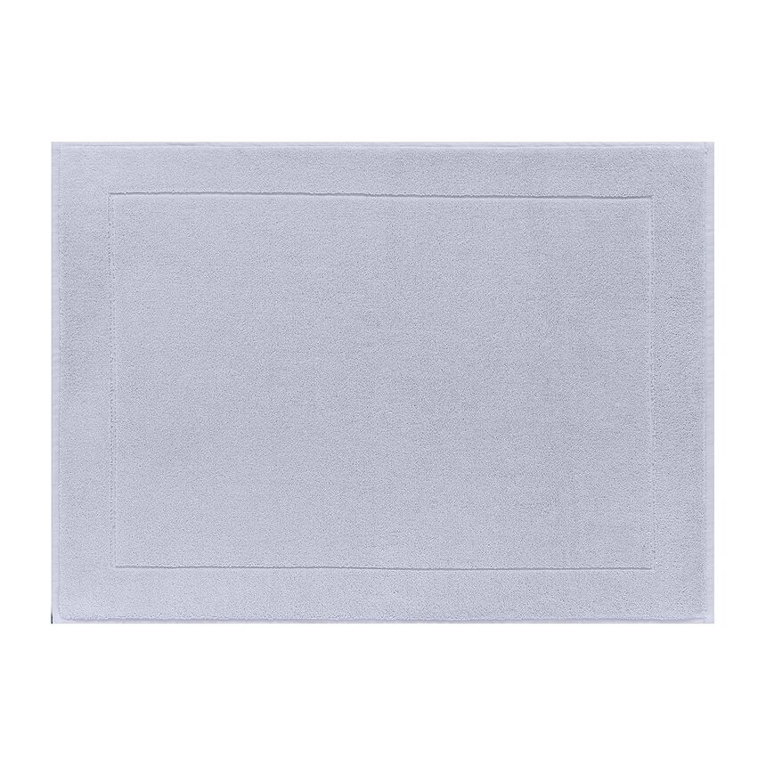 Bath mat Caresse Cloud grey 60x80 100% cotton, , hi-res image number 0