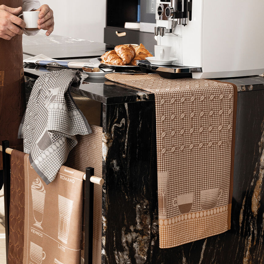 Hand towel Barista Beige 60x80 100% cotton, , hi-res image number 1