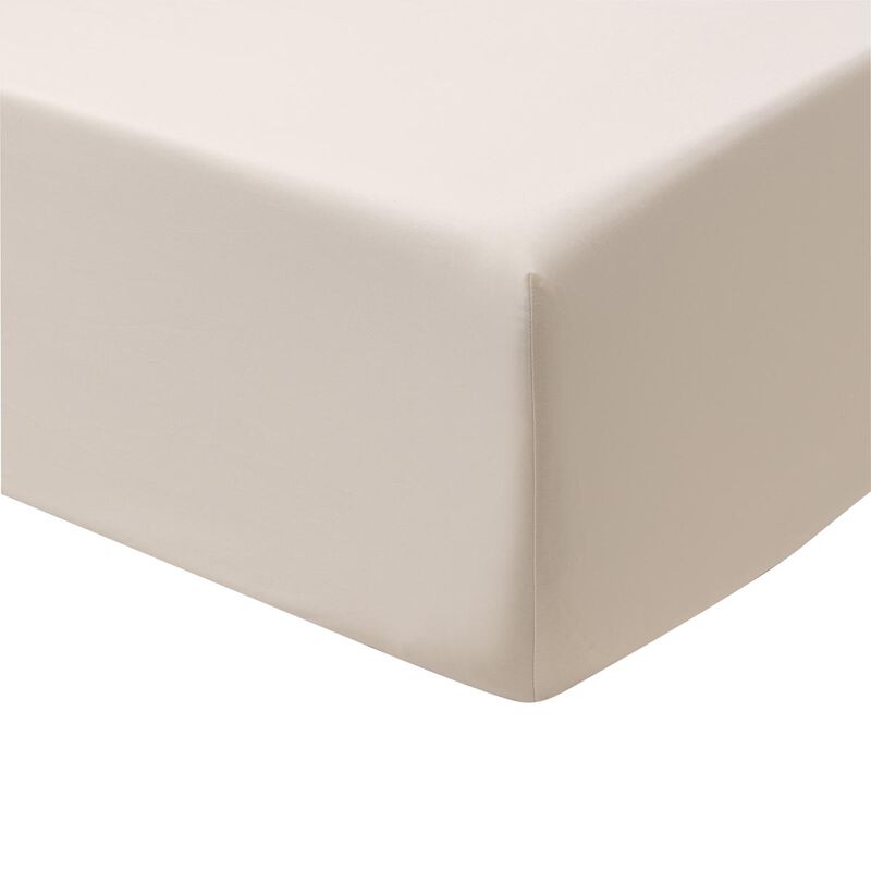 Fitted sheets Bois Dormant Beige 100X200X35 100% cotton, , hi-res image number 0