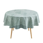 Coated tablecloth Wagara coated Green 150x150 100% cotton, , hi-res image number 2
