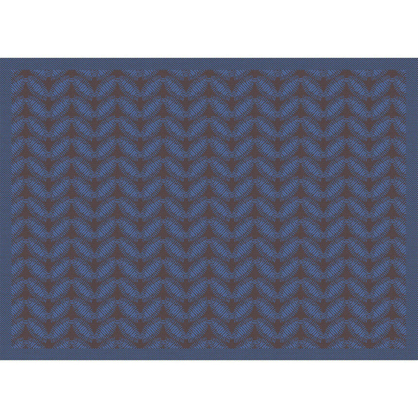 Coated placemat Sulawesi Feuillage Blue 50x36 100% cotton, , hi-res image number 3