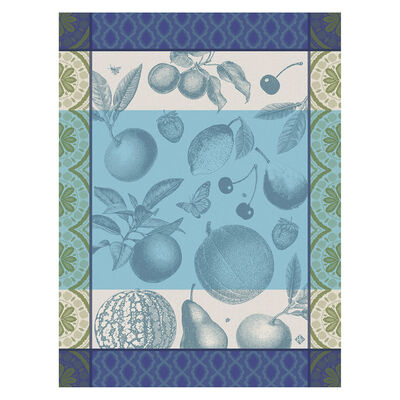 Tea towel Arrière-Pays Blue 60x80 100% cotton,  Tea towel Arrière-Pays Blue 60x80 100% cotton
