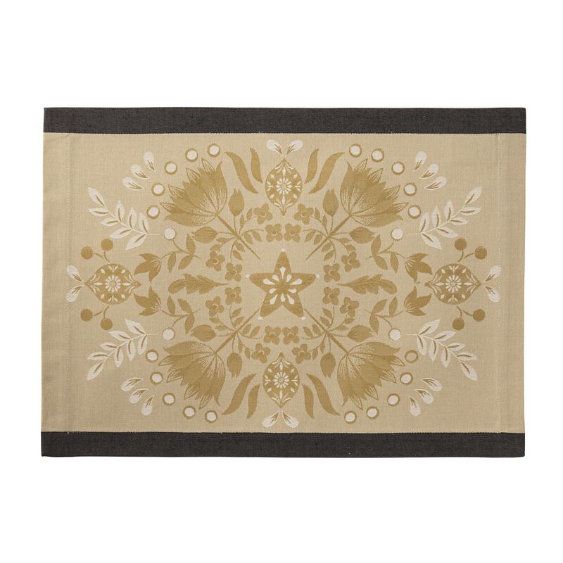 Placemat Féerie Yellow 50x36 100% cotton, , hi-res image number 1