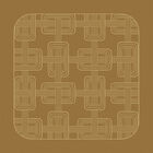 Napkin H&ocirc;tel particulier Brown 55x55 100% linen, , hi-res image number 1