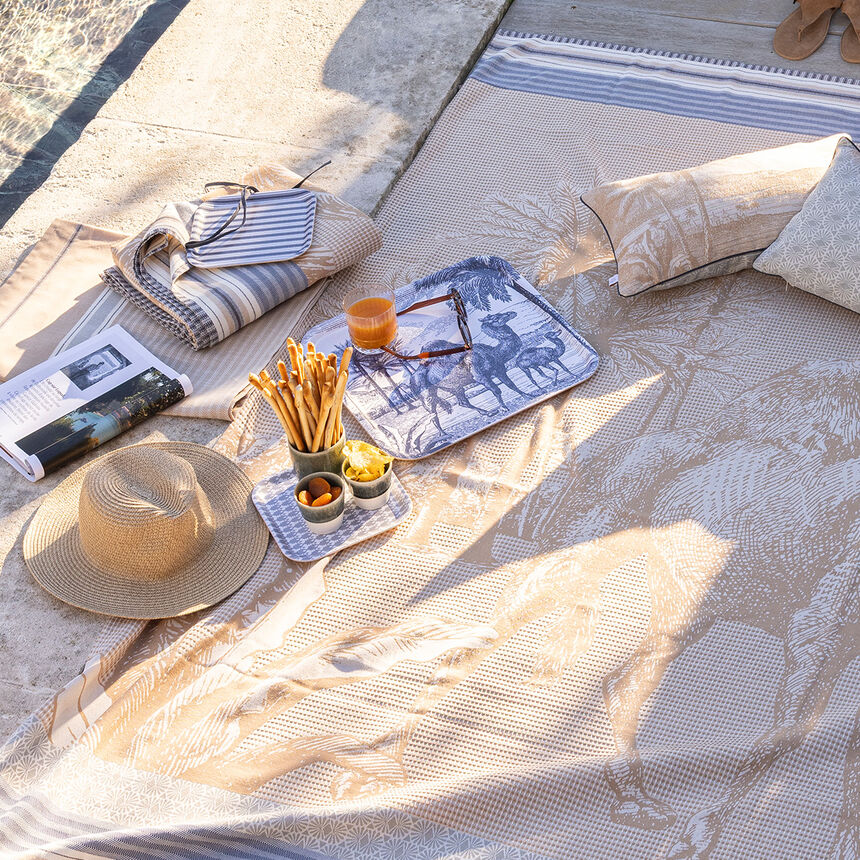 Tray Dune Tuiles Grey 20x20 100% Wood, , hi-res image number 0