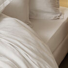 Flat sheets H&ocirc;tel particulier Grey 240X300 50% cotton - 50 % linen, , hi-res image number 2