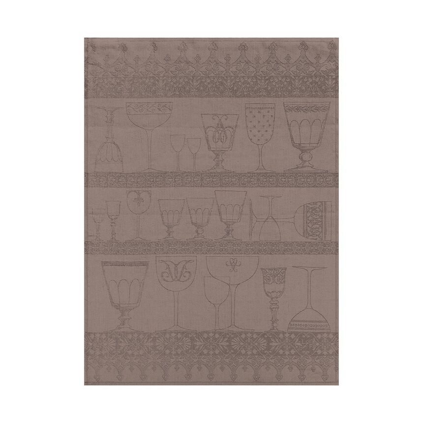 Crystal towel Cristal Black pepper 60x80 100% linen, , hi-res image number 1