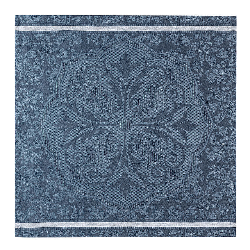 Napkin Armoiries Blue 58x58 100% linen, , hi-res image number 1