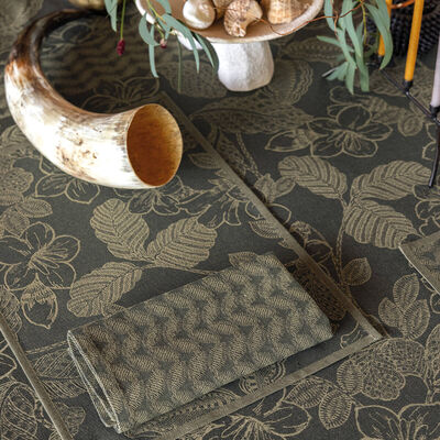 Coated placemat Sulawesi Fleurs Cotton