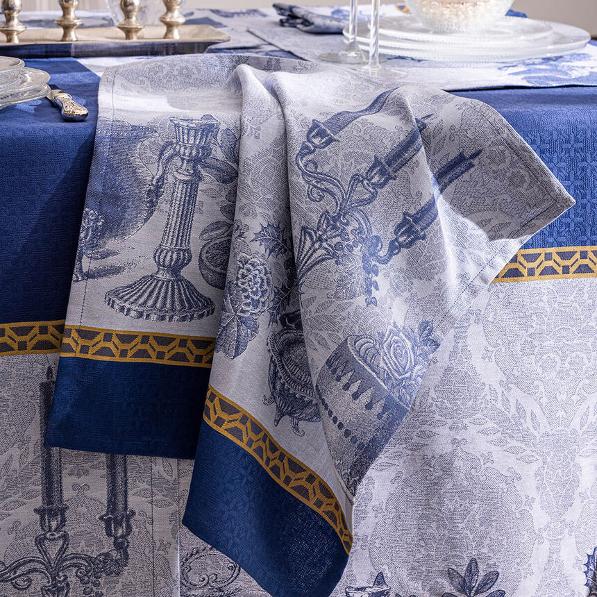 Napkin Festin Blue 55x55 100% cotton, , hi-res image number 2