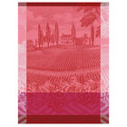 Tea towel Vignoble Pink 60x80 100% cotton, , hi-res image number 0